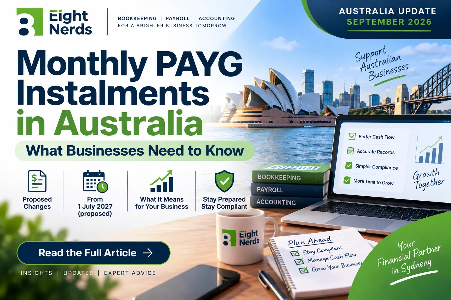 Monthly PAYG Instalments in Australia