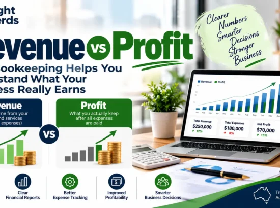 Revenue vs Profit | How Bookkeeping Helps You Understand What Your Business Really Earns | Eight Nerds